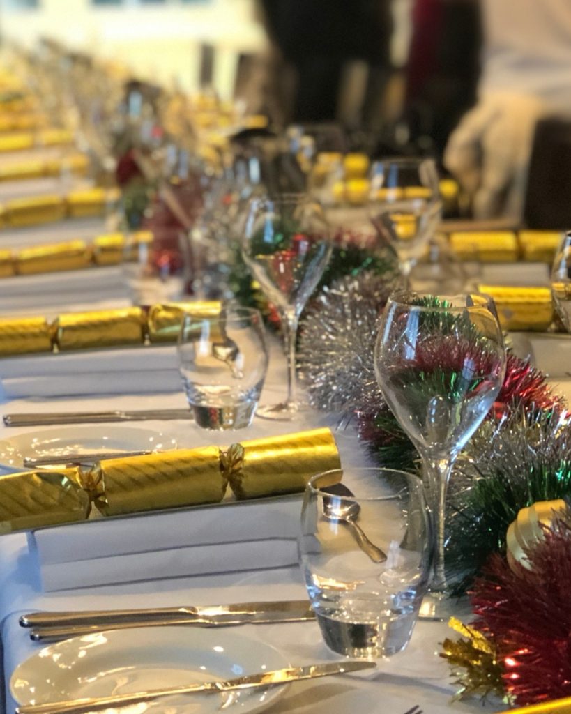 Christmas Lunch Set up